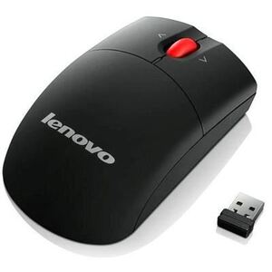 Lenovo miš Laser Wireless, 0A36188, bežični, crni