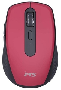 MS miš FOCUS M316 crveni bežični miš