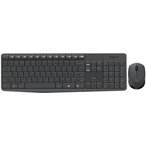 Logitech tastatura Wireless Combo MK235, bežična, crna