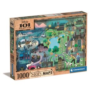 Clementoni puzzle Disney maps 101 Dalmatinac