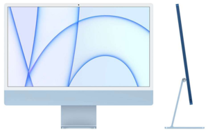 Apple iMac, mjv93cr/a, 24" 4.5K Retina display 500nits, M1 chip 8‑core CPU, 7‑core GPU, 8GB RAM, 256GB SSD, Blue, All-in One računar