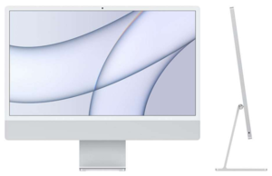 Apple iMac, mgpc3cr/a, 24" 4.5K Retina display 500nits, M1 chip 8‑core CPU, 8‑core GPU, 8GB RAM, 256GB SSD, Silver, All-in One računar