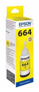 Tinta EPSON EcoTank ITS T6644 Yellow 70ml, C13T66444A