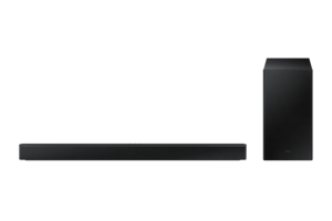 SAMSUNG soundbar HW-B450/EN, Adaptive Sound Lite, Bass Boost opcija, Adaptive Sound Lite, 2.1 kanalni zvuk, Crni