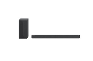 LG soundbar S65Q, 3.1 kanala, Meridian, DTS Virtual:X, Bluetooth, AI Sound Pro, Crni