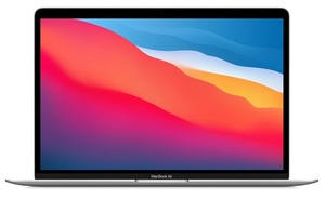 Apple MacBook Air, mgn93cr/a, 13.3 Retina display 400nits, M1 chip 8‑core CPU, 7‑core GPU, 8GB RAM, 256GB SSD, Silver, laptop