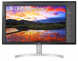 LG monitor UltraFine 32UN650P-W, 4K UHD 3840x2160, 32 IPS, 350 cd/m2, AMD FreeSync, Black Stabilizer, Color Calibrated, HDMI, DP, HAS, Zvučnici, 60Hz, 5ms