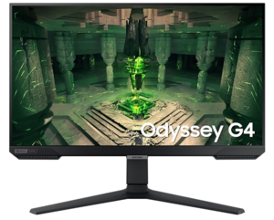 SAMSUNG monitor Odyssey G4 LS27BG400EUXEN Gaming, FILL HD 1920x1080, 27 IPS, 400 cd/m2, NVIDIA G-Sync, HDR10, HDMI, DP, HAS, PIVOT, 240Hz, 1ms