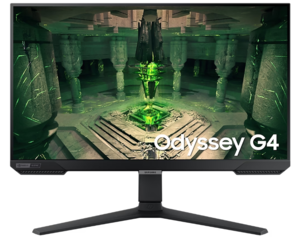 SAMSUNG monitor Odyssey G4 LS25BG400EUXEN Gaming, FILL HD 1920x1080, 25 IPS, 400 cd/m2, NVIDIA G-Sync, HDR10, HDMI, DP, HAS, PIVOT, 240Hz, 1ms