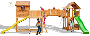 Fungoo drveno dječje igralište Sized Plaza Maxi set