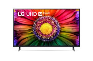 LG LED televizor 43UR80003LJ, 4K Ultra HD, Smart TV, WebOS, HDR10 Pro, α5 AI procesor 4K Gen6, Magični daljinski, Crni   **MODEL 2023**