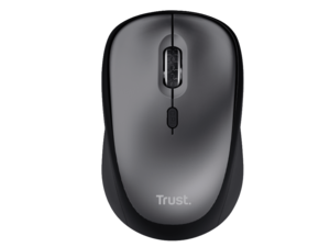 Trust miš Yvi+ Silent Wireless crni, sa tihim tipkama, 800-1600 dpi, optički, 4 tipke