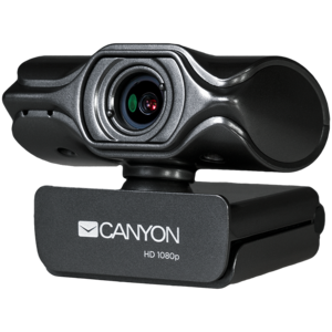 Canyon web kamera C6, 2k Ultra FullHD, siva