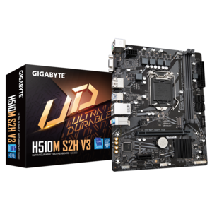Gigabyte matična ploča H510M S2H V3, LGA1200, 2xDDR4, M.2, 4xSATA, VGA, DP, HDMI, mATX