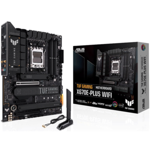 ASUS matična ploča TUF GAMING X670E-PLUS WIFI, AMD X670, AM5, 4xDDR5, HDMI, DP, PCIe 5.0, ATX
