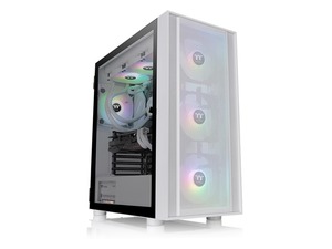 Thermaltake kućište H570 TG ARGB Snow Mid tower, tempered glass, 3x 120mm ARGB Lite fan