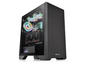 Thermaltake kućište S300 TG Mid tower case, tempered glass, 1x standard fan 120mm