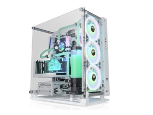 Thermaltake kućište Core P3 Pro Snow Mid tower, SPCC, Tempered glass, White