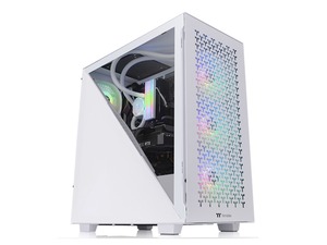 Thermaltake kućište Divider 300 Snow Mid tower, tempered glass, 2x 120mm Standard fan, bijela boja