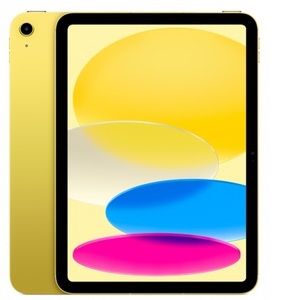 Apple iPad 10 (2022) mq6l3hc/a, Celullar, 64GB, Yellow, tablet