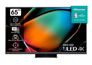 Hisense Mini LED televizor 65U8KQ, 4K Ultra HD, Smart TV, VIDAA U7.0, Quantum Dot Colour, 144Hz Game Mode Pro, Sivi   **MODEL 2023**