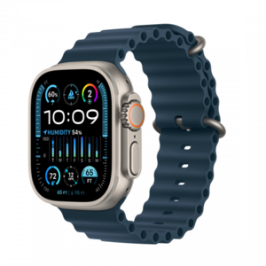 Apple Watch Ultra 2 Cellular, 49mm, Titanium CasE, Blue Ocean Band
