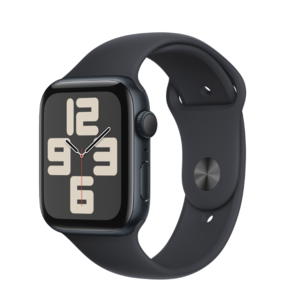 Apple Watch SE3 GPS, 40mm, Midnight Aluminium Case, Midnight Sport Band - S/M
