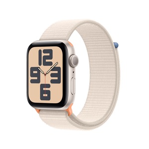 Apple Watch SE3 GPS, 40mm, Starlight Aluminium Case, Starlight Sport Loop