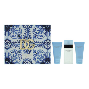 Dolce & Gabbana, Light Blue, 3 Piece Gift Set: EDT 50ml - Body Lotion 50ml - Shower Gel 50ml