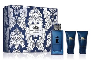 Dolce & Gabbana, K, 3 Piece Gift Set: EDP 100ml - Aftershave Balm 50ml - Shower Gel 50ml