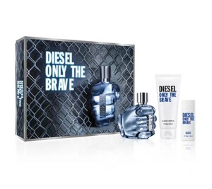 Diesel, Only The Brave, 3 Piece Gift Set: EDT 75ml - 2x Shower Gel 75ml