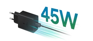 Samsung 45W Super Fast USB-C Adapter, Crni (1.8m kabel uključen)