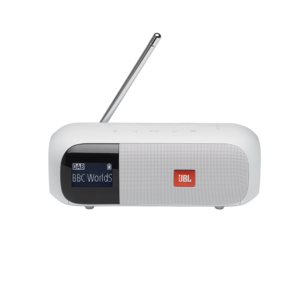 JBL prijenosni Bluetooth zvučnik sa DAB/FM radiom TUNER 2 WHITE