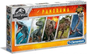 Clementoni puzzle 1000 Panorama Jurassic world 39471