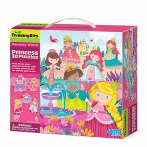 4M Thinking Kits kreativni set Puzzle 3D princeze 00-04718
