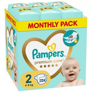 Pampers pelene Premium Care Mini S2 4-8kg MSB 224kom