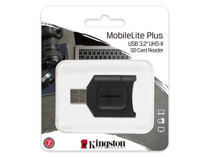 Kingston MobilePlus SD ReaderCitac SD kartica; UHS-II SD;UHS-I SD; USB 3.2 Gen1