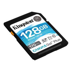 Kingston SD 128GB CanvasGoPlusSDXC;r/w:170/90MB/s