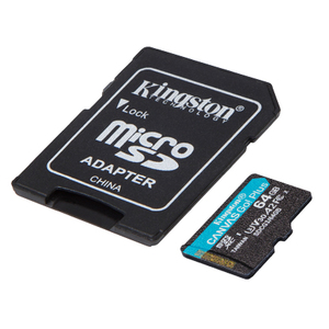 Kingston microSD 64GB CanvasGoPlusr/w:170MB/s/70MB/s,with adapter
