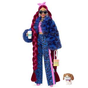 Barbie lutka Extra Blue Leopard