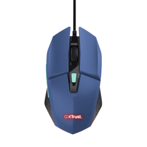 Trust gaming miš GXT109B Felox, žičani, plavi
