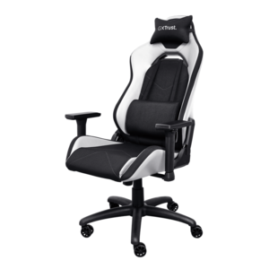 Trust gaming stolica GXT 714W RUYA, bijela, udobna, podesiv ergonomska, eko materijal