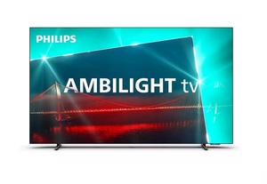 PHILIPS OLED televizor 65OLED718/12, 4K Ultra HD, Smart TV, Android, Google TV™, Ambilight, VRR 120 Hz, Metalni okvir   **MODEL 2023**