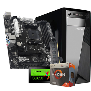 GNC BUSINESS 4 AMD Ryzen 3 3200G 3.6GHz, Radeon Vega 8, MB BIOSTAR B450MX-S, 8GB RAM DDR4, 240GB SSD, WIN 11 PRO, Garancija 2 godine