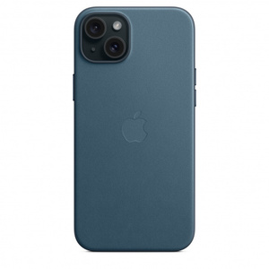 Apple iPhone 15 Plus FineWoven Case w MagSafe - Pacific Blue