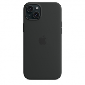 Apple iPhone 15 Plus Silicone Case w MagSafe - Black