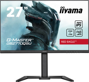 IIYAMA monitor G-Master Red Eagle GB2770QSU-B5 Gaming, 27 QHD IPS 400cd/m2, AMD FreeSync Premium Pro, HDR, HDMI, DP, 0,5ms, 165Hz