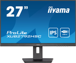 IIYAMA monitor XUB2792HSC-B5 Type C, 27 FullHD IPS 250 cd/m2, HDMI, DP, 4ms, 75Hz