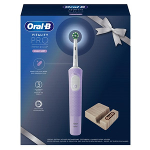Oral-B četkica za zube VITALITY PRO + BAMBOO PHONE HOLDER