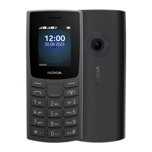 Nokia 110 (2023) mobitel, Dual Sim, Splah resistant, crni